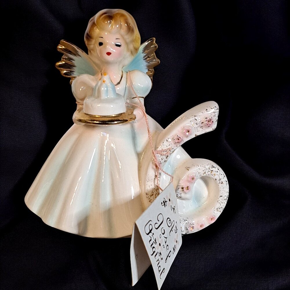 Vintage Josef Originals Age 6 Birthday Girls Figurine